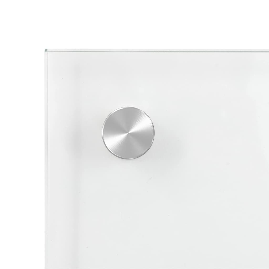 Køkkenbacksplash 2 stk. Transparent 90 x 40 cm hærdet glas