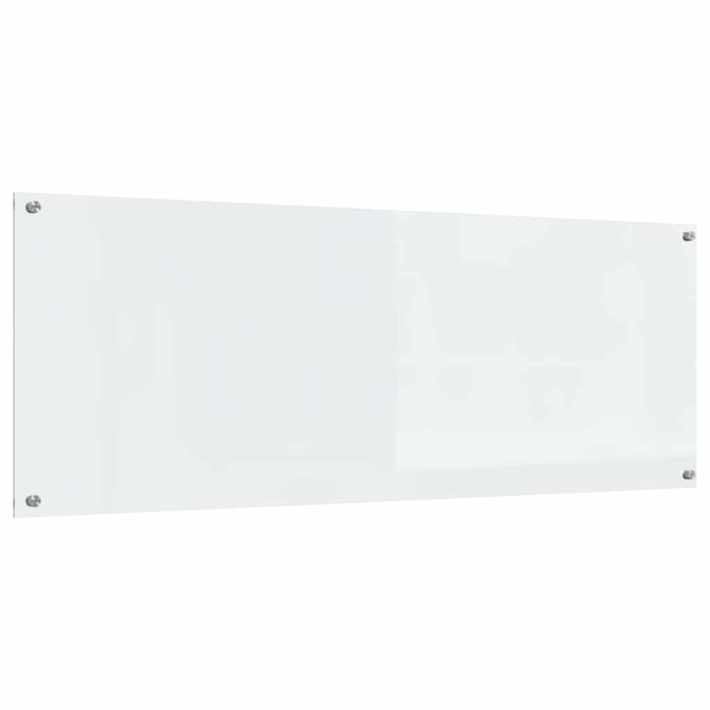 Køkkenbacksplash 2 stk. Transparent 110 x 40 cm hærdet glas
