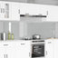 Køkkenbacksplash 2 stk. Transparent 110 x 60 cm hærdet glas