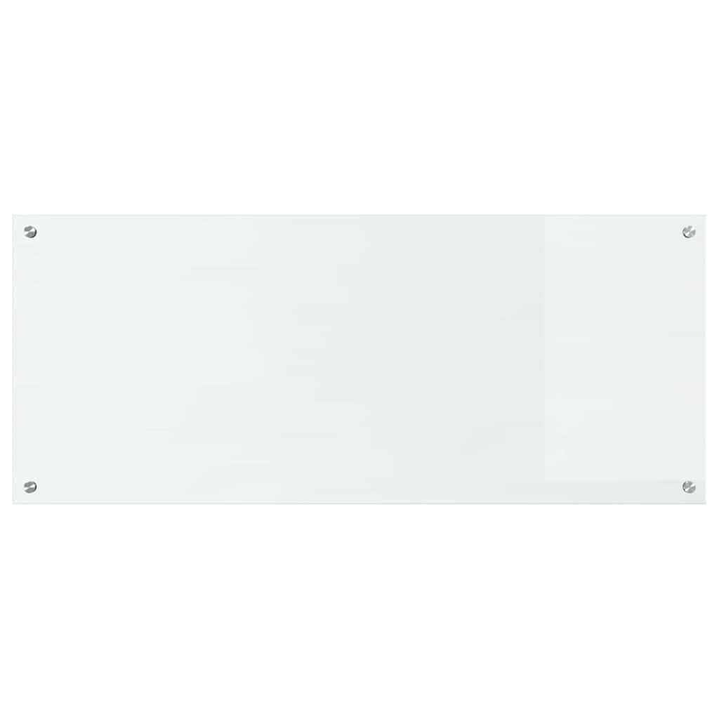Køkkenbacksplash 2 stk. Transparent 120 x 50 cm hærdet glas