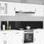 Køkkenbacksplash 2 stk. Sort 120 x 40 cm hærdet glas