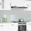 Køkkenbacksplash 2 stk. Hvid 90 x 40 cm hærdet glas