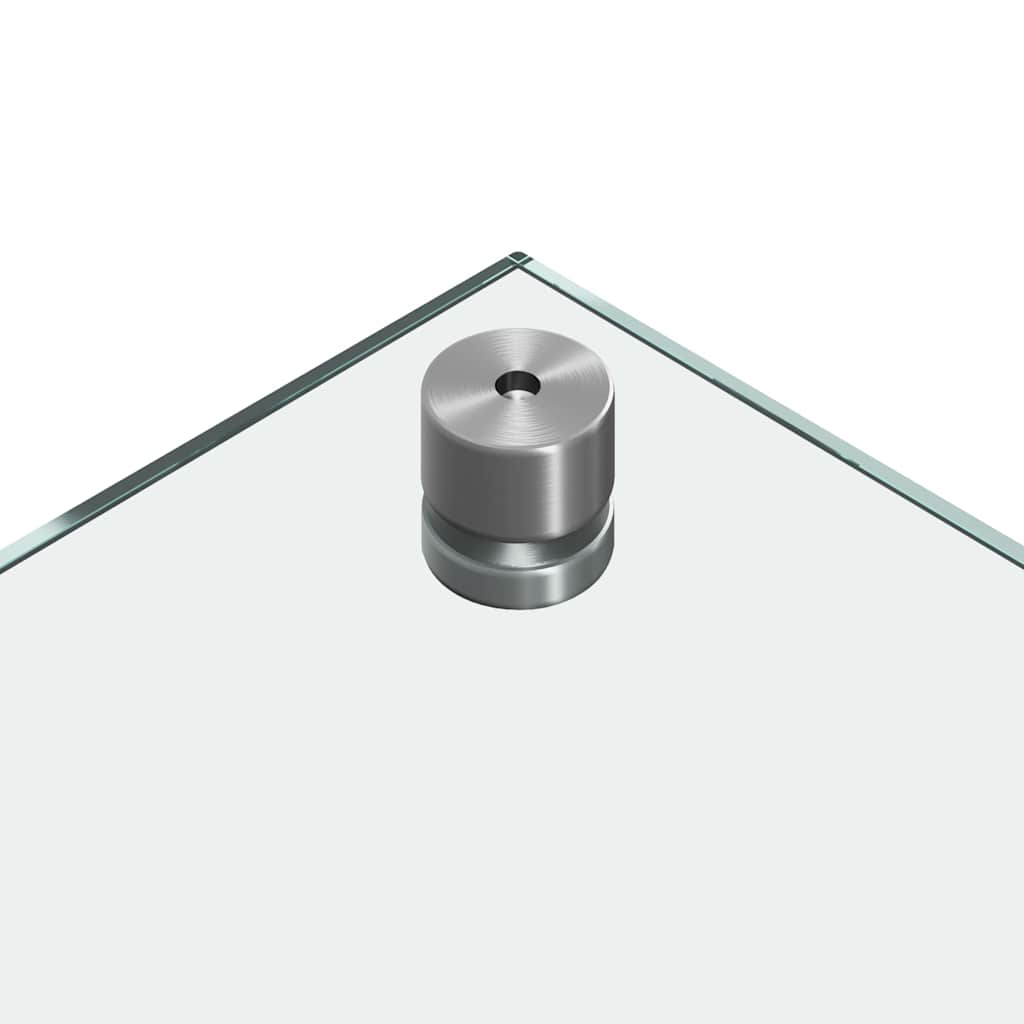Køkkenbacksplash 2 stk. Transparent 70 x 40 cm hærdet glas