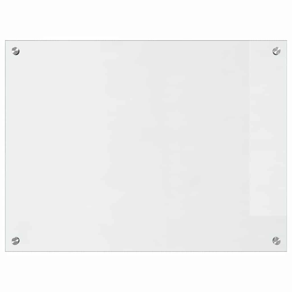 Køkkenbacksplash 2 stk. Transparent 80 x 60 cm hærdet glas