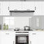 Køkkenbacksplash 2 stk. Transparent 90 x 60 cm hærdet glas