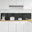 Køkkenbacksplash 2 stk. Sort 90 x 40 cm hærdet glas