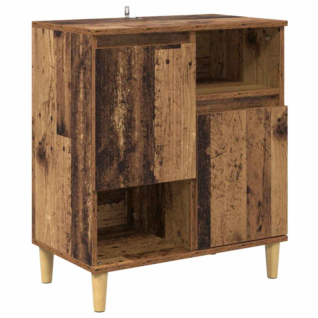 Sideboards 2 stk. Gammelt træ 60 x 35 x 70 cm Konstrueret træ