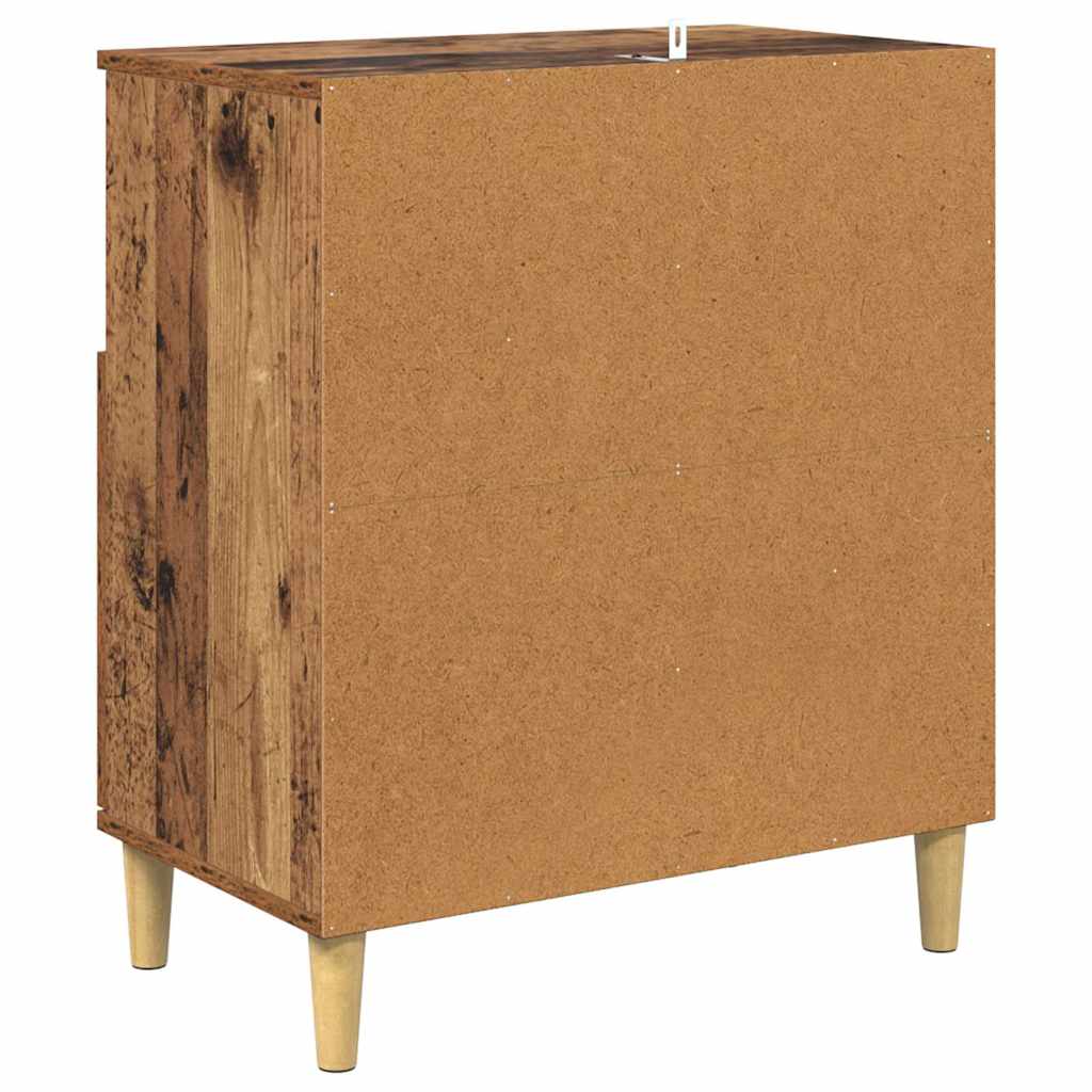 Sideboards 2 stk. Gammelt træ 60 x 35 x 70 cm Konstrueret træ