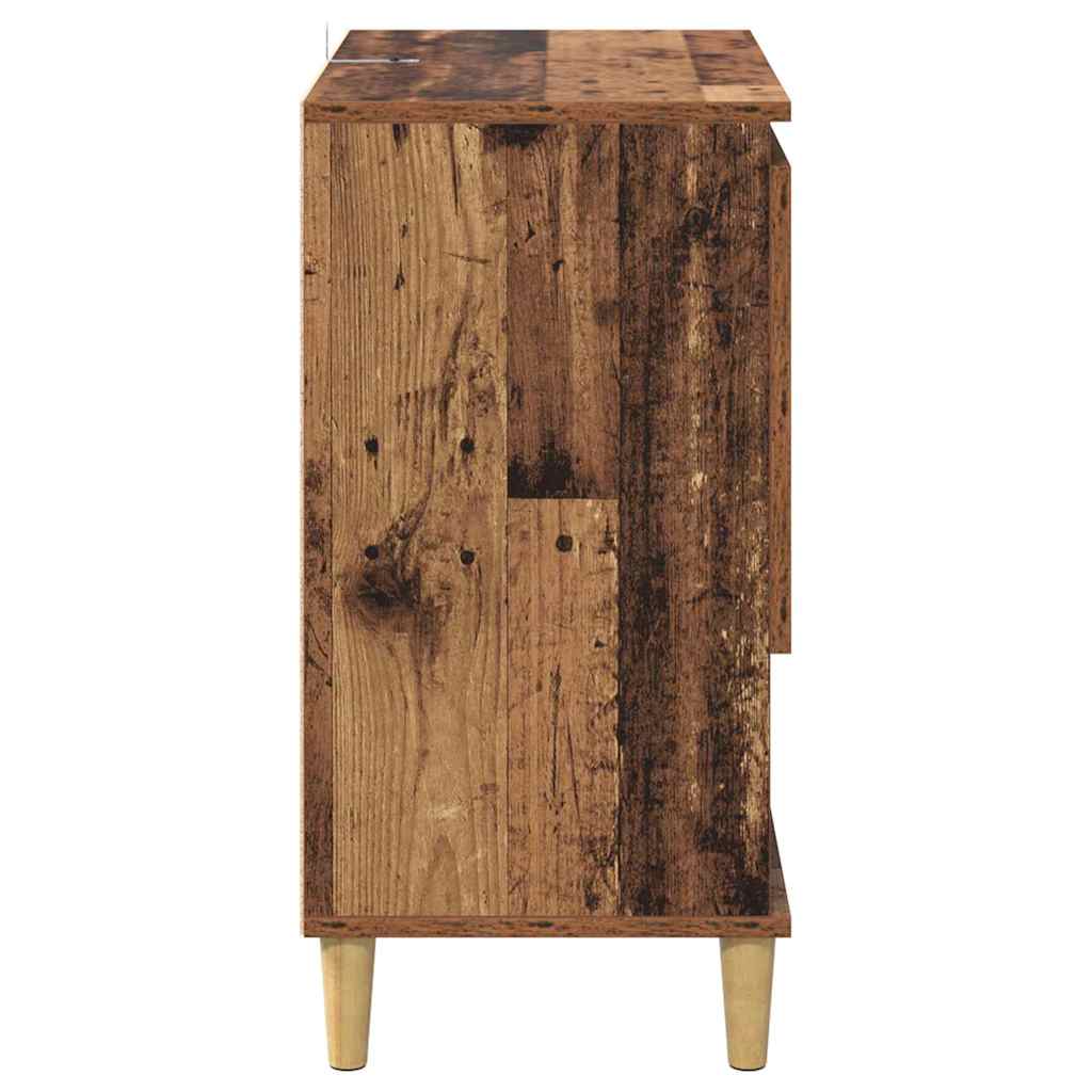 Sideboards 2 stk. Gammelt træ 60 x 35 x 70 cm Konstrueret træ