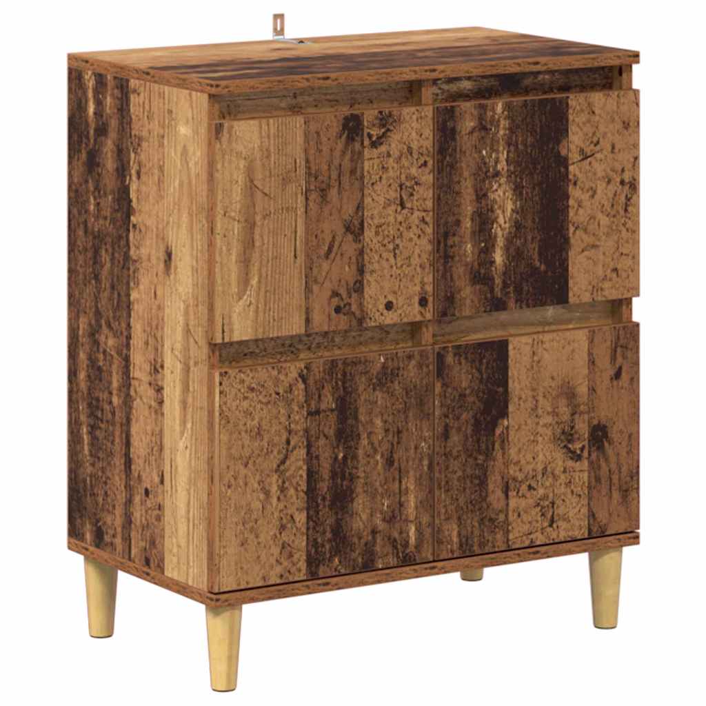 Sideboards 3 stk. Gammelt træ 60 x 35 x 70 cm Konstrueret træ