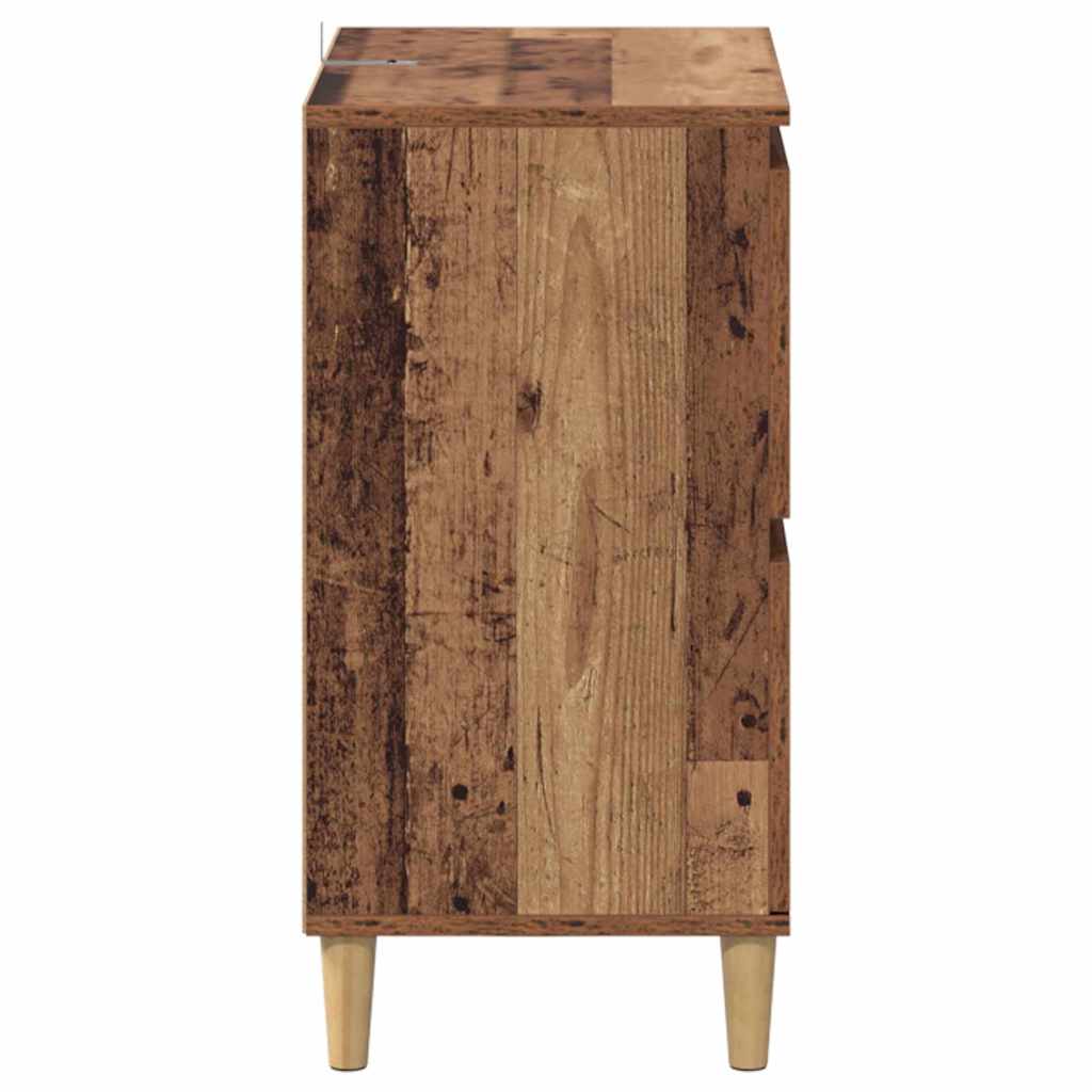 Sideboards 3 stk. Gammelt træ 60 x 35 x 70 cm Konstrueret træ
