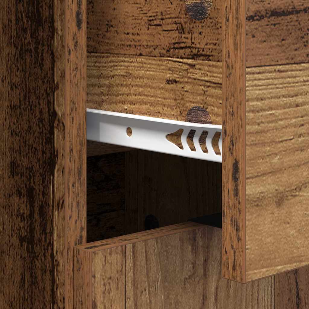 Sideboards 2 stk. Gammelt træ 60 x 30 x 70 cm Konstrueret træ