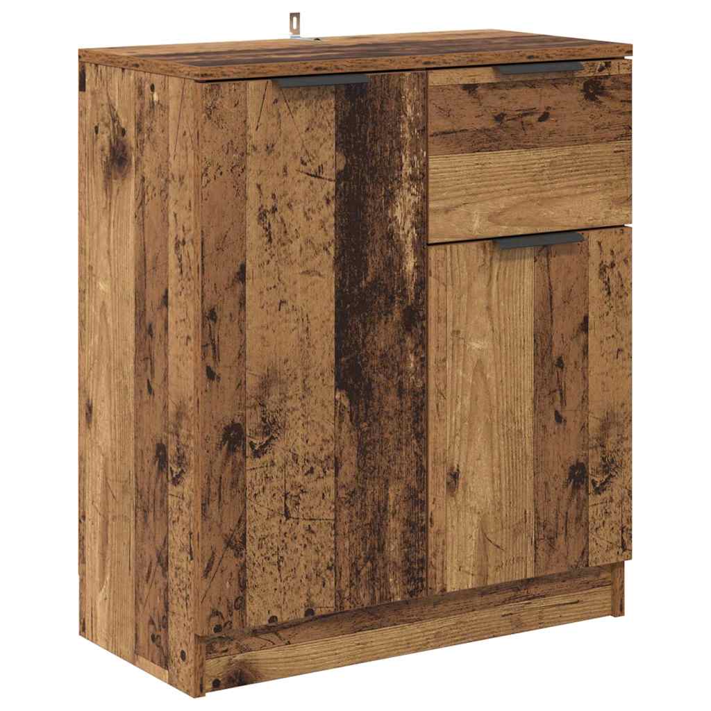 Sideboards 2 stk. Gammelt træ 60 x 30 x 70 cm Konstrueret træ