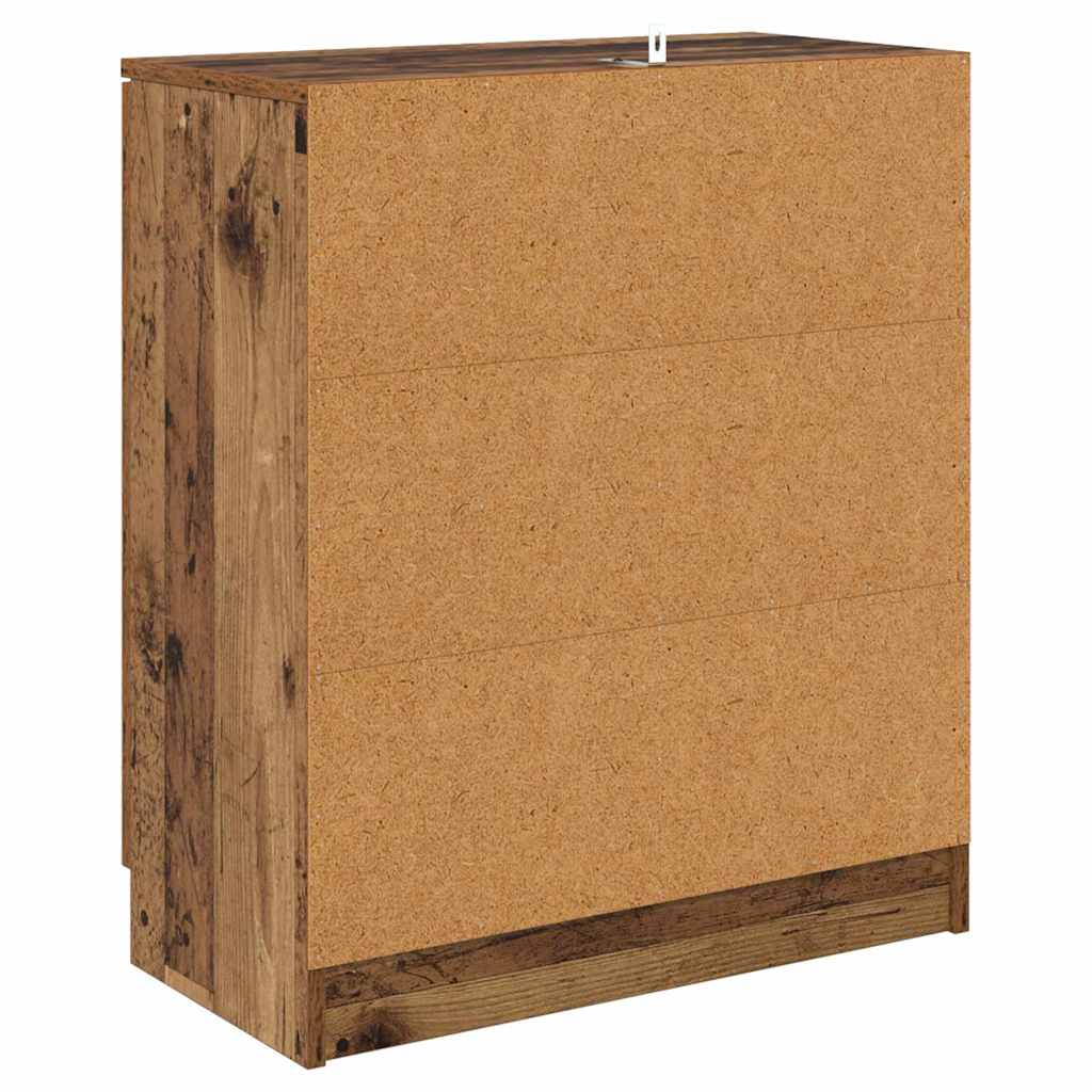 Sideboards 2 stk. Gammelt træ 60 x 30 x 70 cm Konstrueret træ