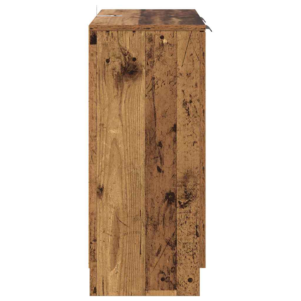 Sideboards 2 stk. Gammelt træ 60 x 30 x 70 cm Konstrueret træ