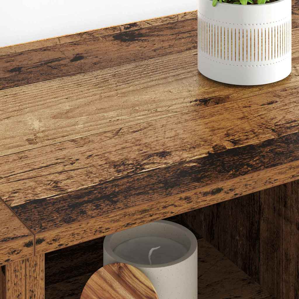 Sideboards 2 stk. Gammelt træ 60 x 35 x 70 cm Konstrueret træ