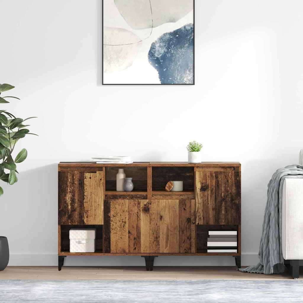 Sideboards 2 stk. Gammelt træ 60 x 35 x 70 cm Konstrueret træ