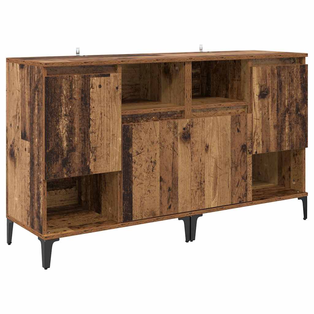 Sideboards 2 stk. Gammelt træ 60 x 35 x 70 cm Konstrueret træ