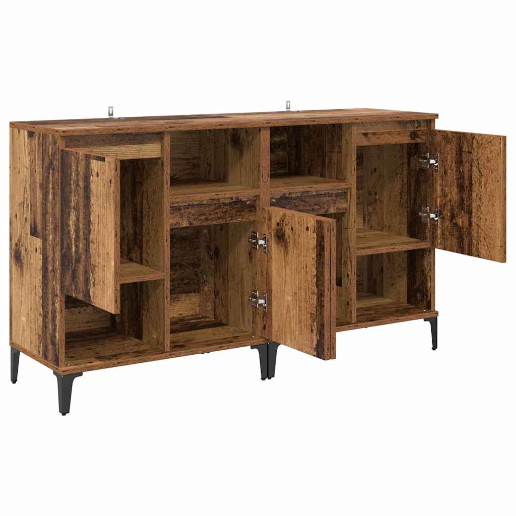 Sideboards 2 stk. Gammelt træ 60 x 35 x 70 cm Konstrueret træ