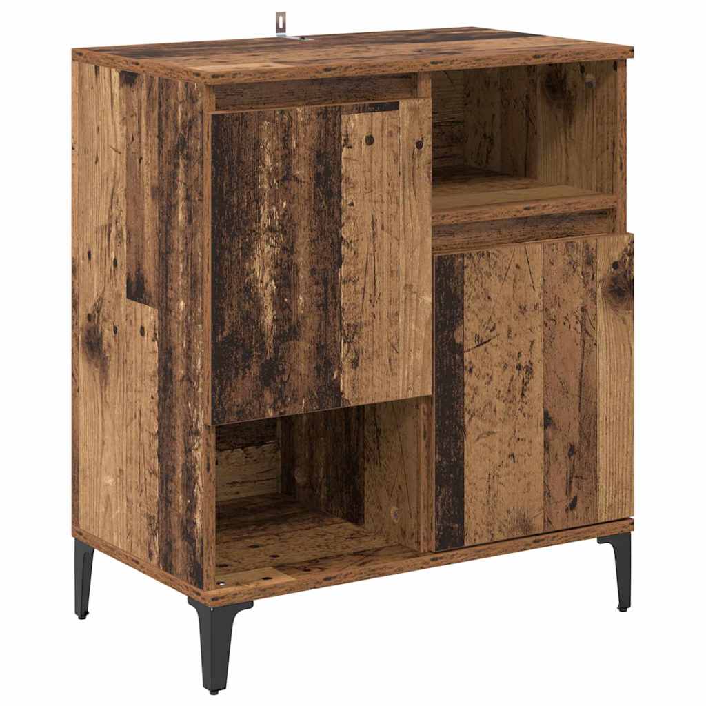 Sideboards 2 stk. Gammelt træ 60 x 35 x 70 cm Konstrueret træ