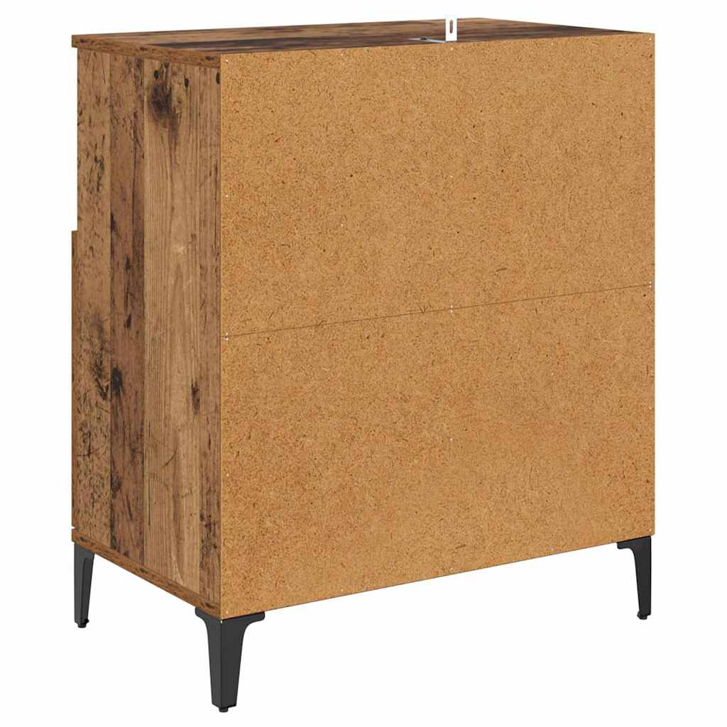 Sideboards 2 stk. Gammelt træ 60 x 35 x 70 cm Konstrueret træ