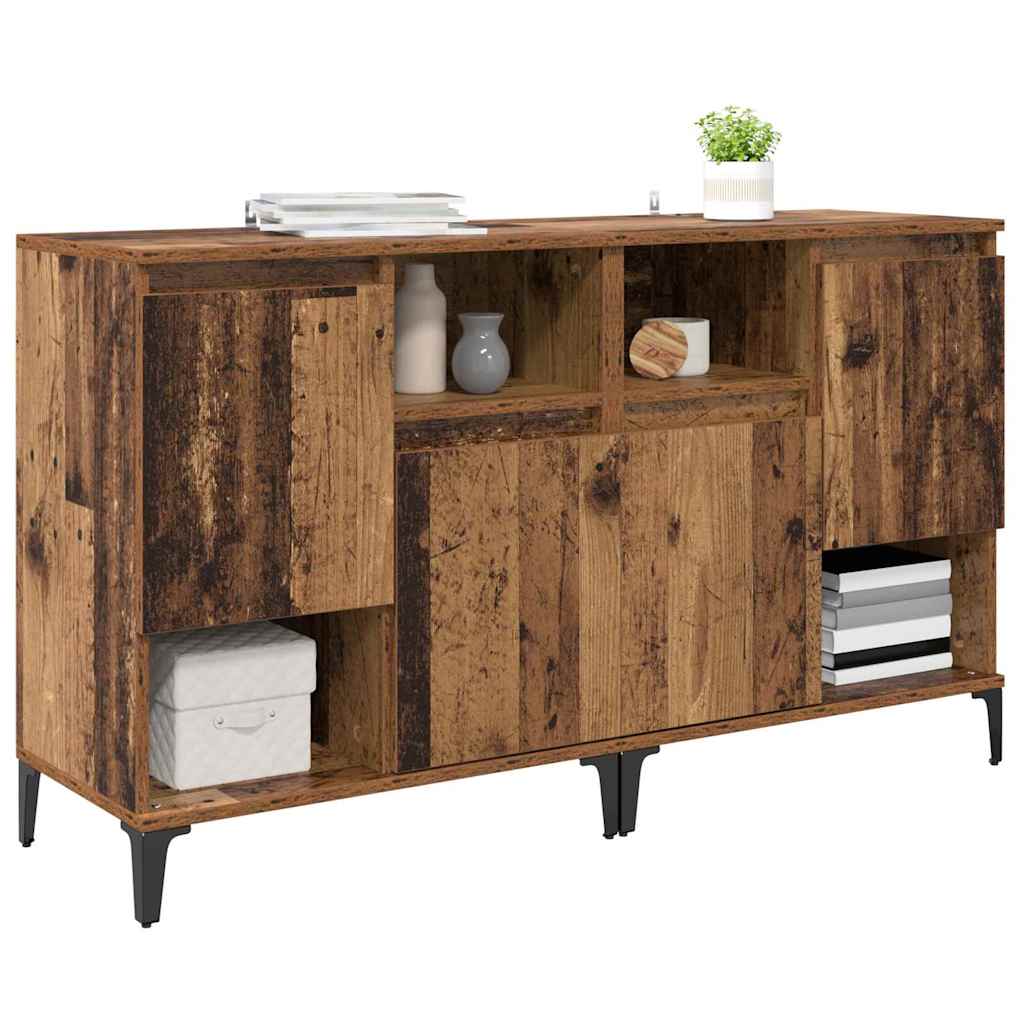Sideboards 2 stk. Gammelt træ 60 x 35 x 70 cm Konstrueret træ