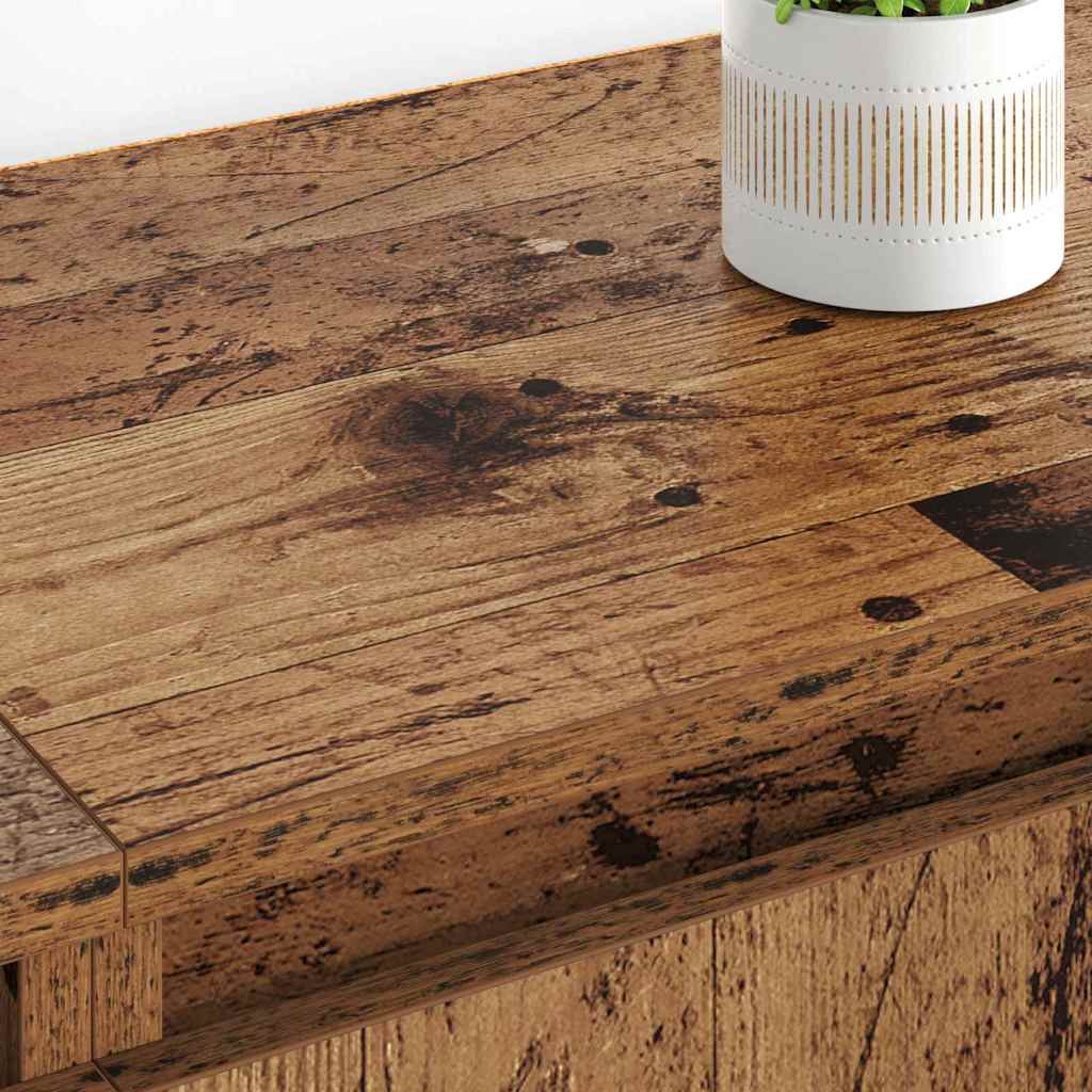 Sideboards 2 stk. Gammelt træ 60 x 35 x 70 cm Konstrueret træ