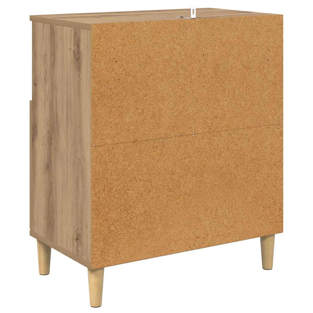 Sideboards 2 stk. Artisan Egetræ 60 x 35 x 70 cm