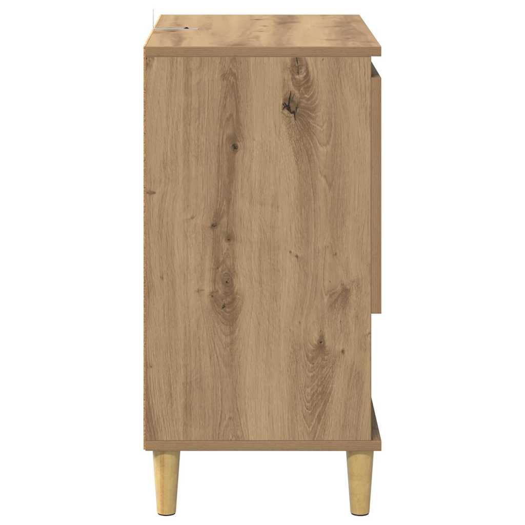 Sideboards 2 stk. Artisan Egetræ 60 x 35 x 70 cm
