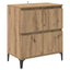 Sideboards 2 stk. Artisan Egetræ 60 x 35 x 70 cm
