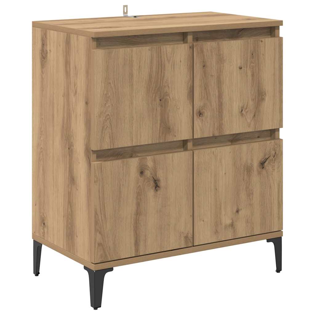 Sideboards 2 stk. Artisan Egetræ 60 x 35 x 70 cm