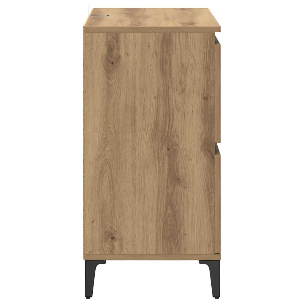 Sideboards 2 stk. Artisan Egetræ 60 x 35 x 70 cm