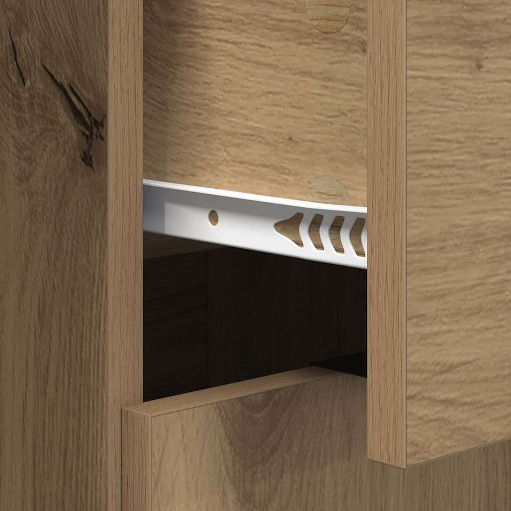 Sideboards 2 stk. Artisan Egetræ 60 x 30 x 70 cm