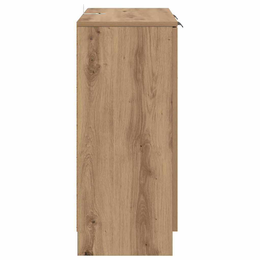 Sideboards 2 stk. Artisan Egetræ 60 x 30 x 70 cm