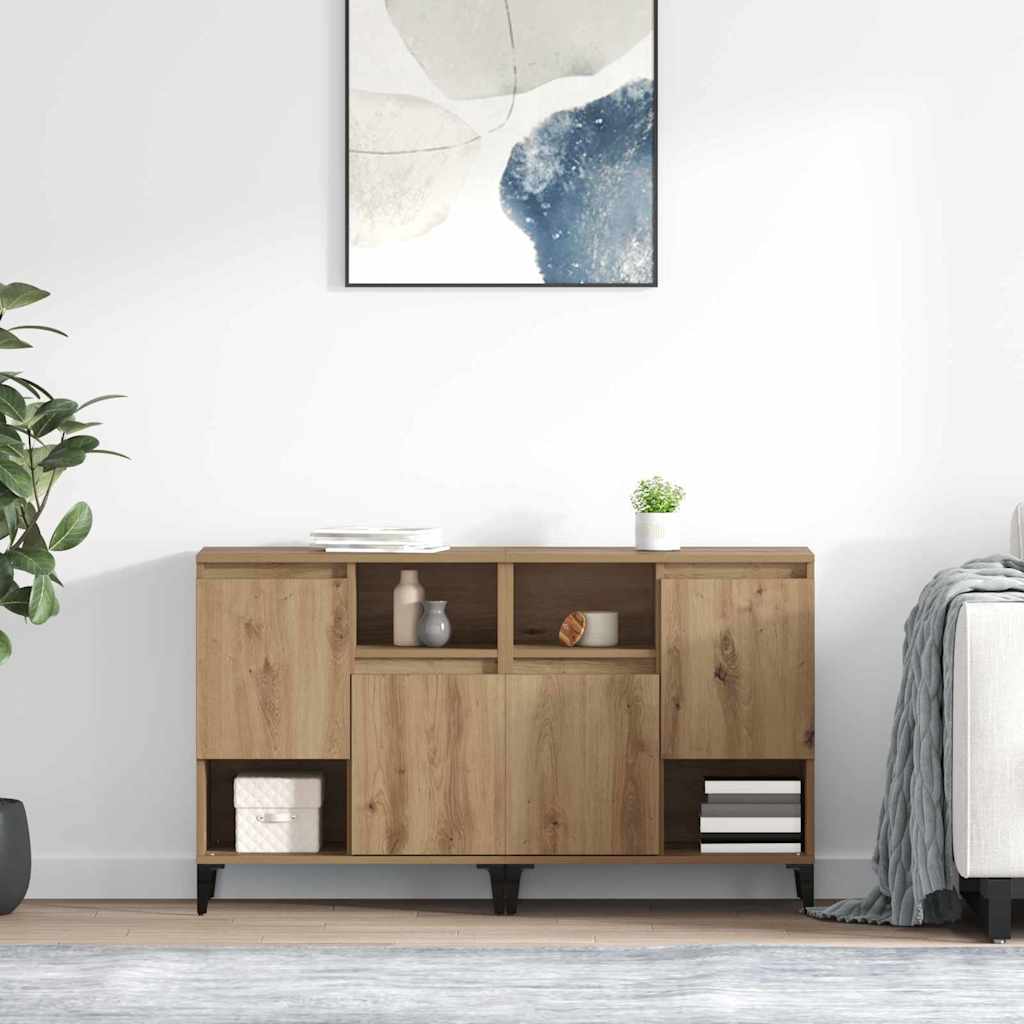 Sideboards 2 stk. Artisan Egetræ 60 x 35 x 70 cm
