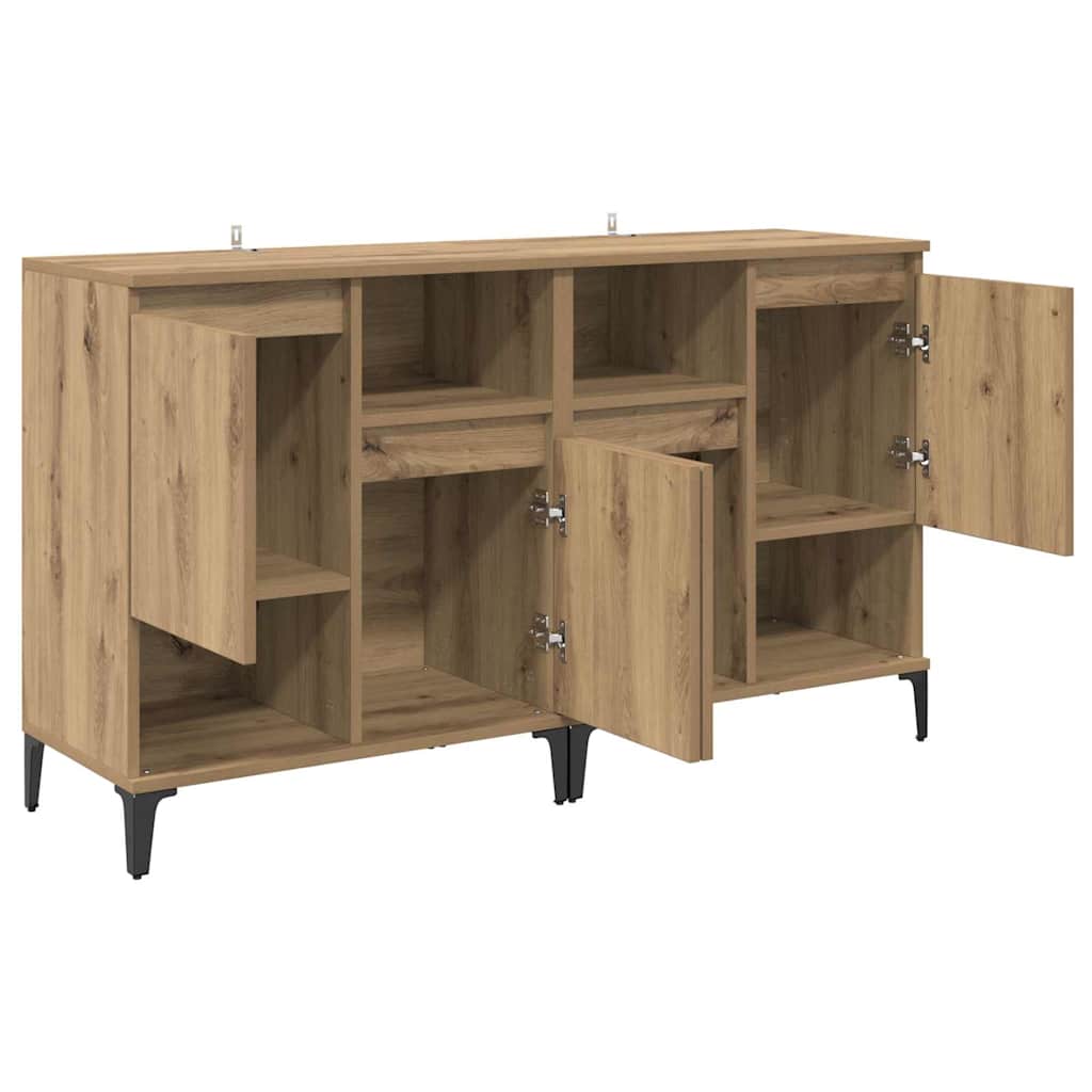 Sideboards 2 stk. Artisan Egetræ 60 x 35 x 70 cm