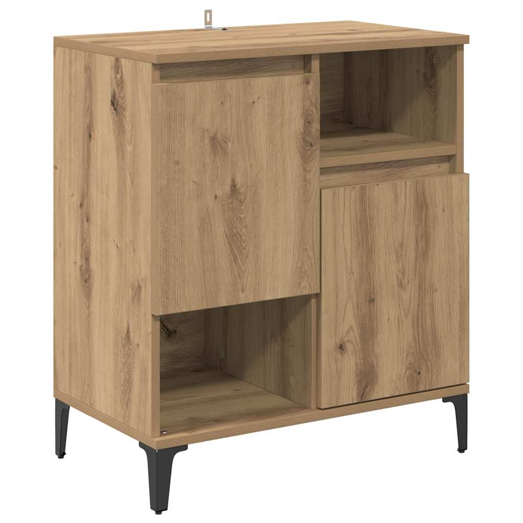 Sideboards 2 stk. Artisan Egetræ 60 x 35 x 70 cm