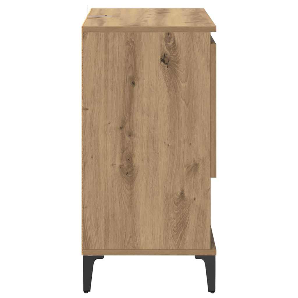 Sideboards 2 stk. Artisan Egetræ 60 x 35 x 70 cm