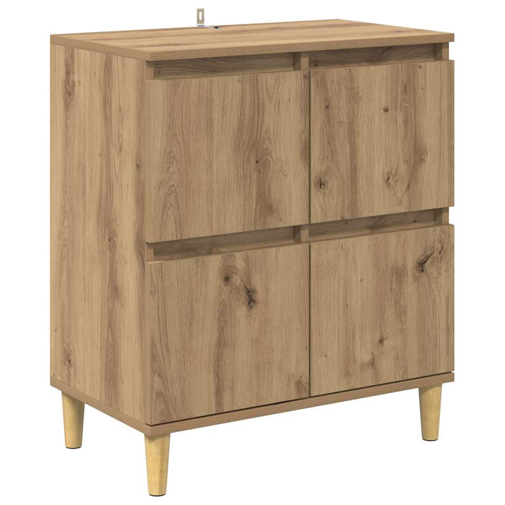 Sideboards 2 stk. Artisan Egetræ 60 x 35 x 70 cm