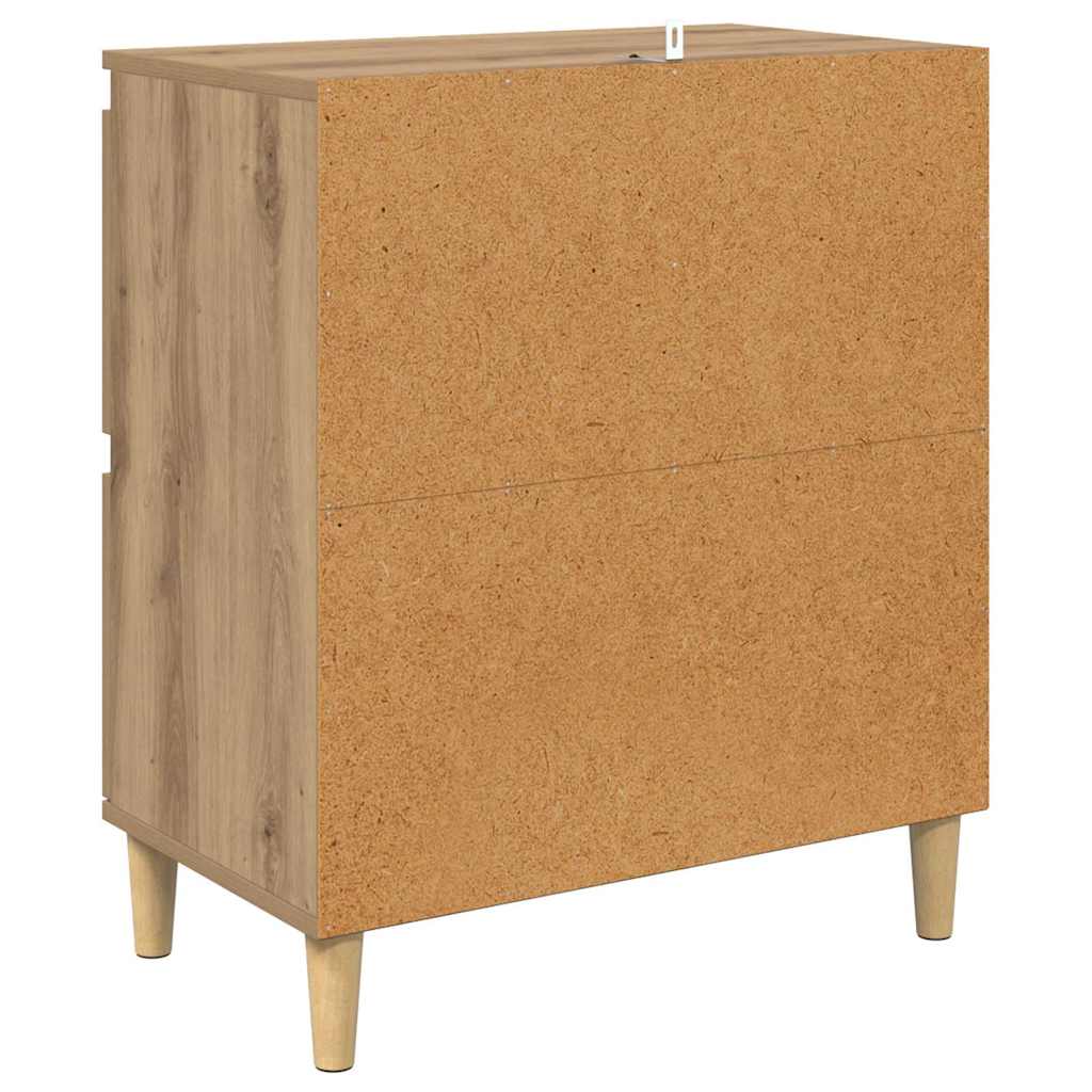 Sideboards 2 stk. Artisan Egetræ 60 x 35 x 70 cm