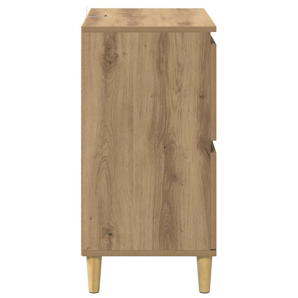 Sideboards 2 stk. Artisan Egetræ 60 x 35 x 70 cm