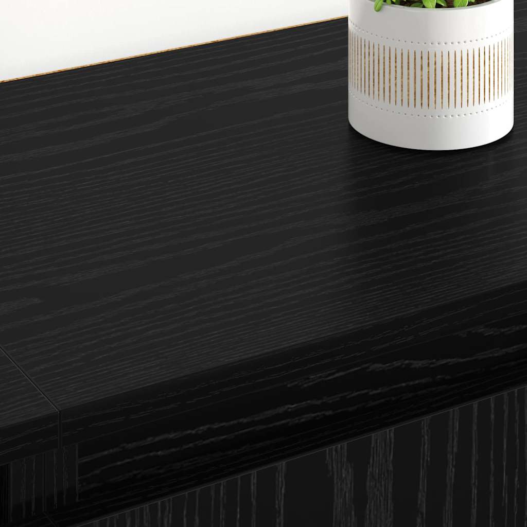 Sideboards 2 stk. Sort eg 60 x 35 x 70 cm Konstrueret træ