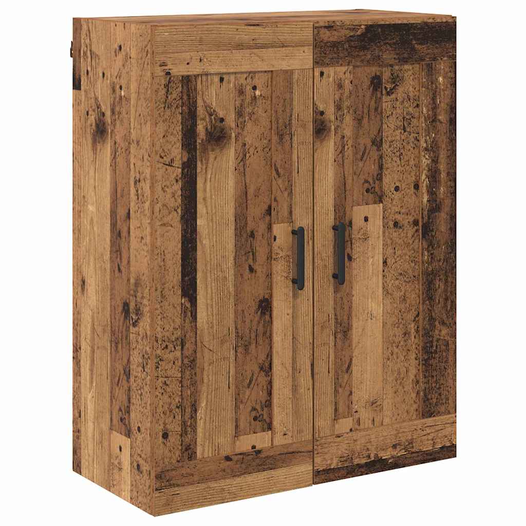 Highboard 2 stk. Gammelt træ 69,5 x 34 x 180 cm Konstrueret træ