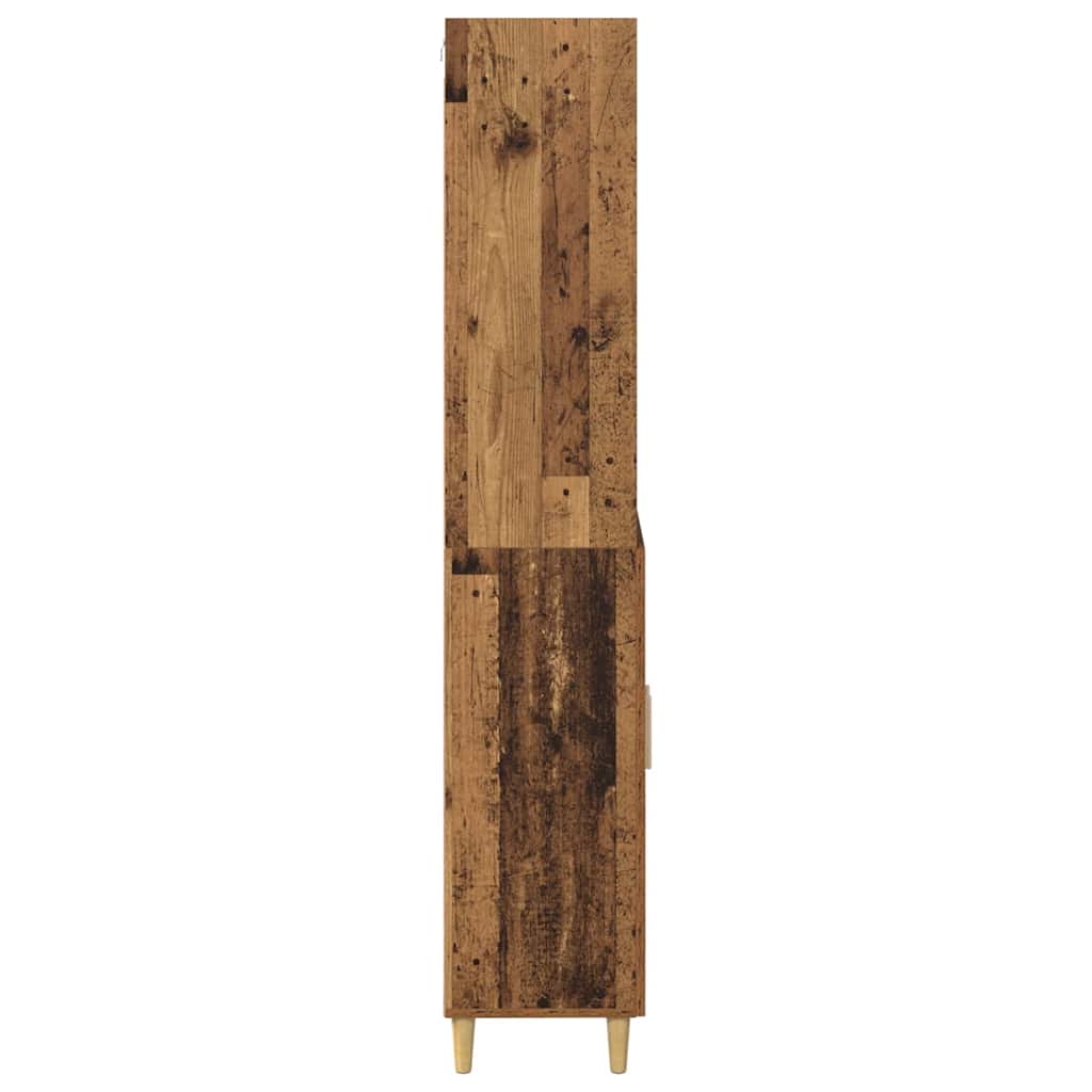Highboard Gammelt træ 69,5 x 32,5 x 180 cm Konstrueret træ
