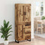 Highboard 2 stk. Gammelt træ 69,5 x 34 x 180 cm