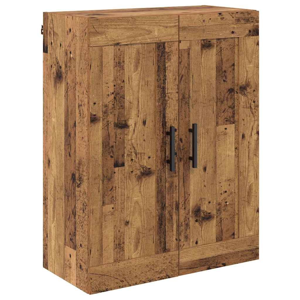 Highboard 2 stk. Gammelt træ 69,5 x 34 x 180 cm