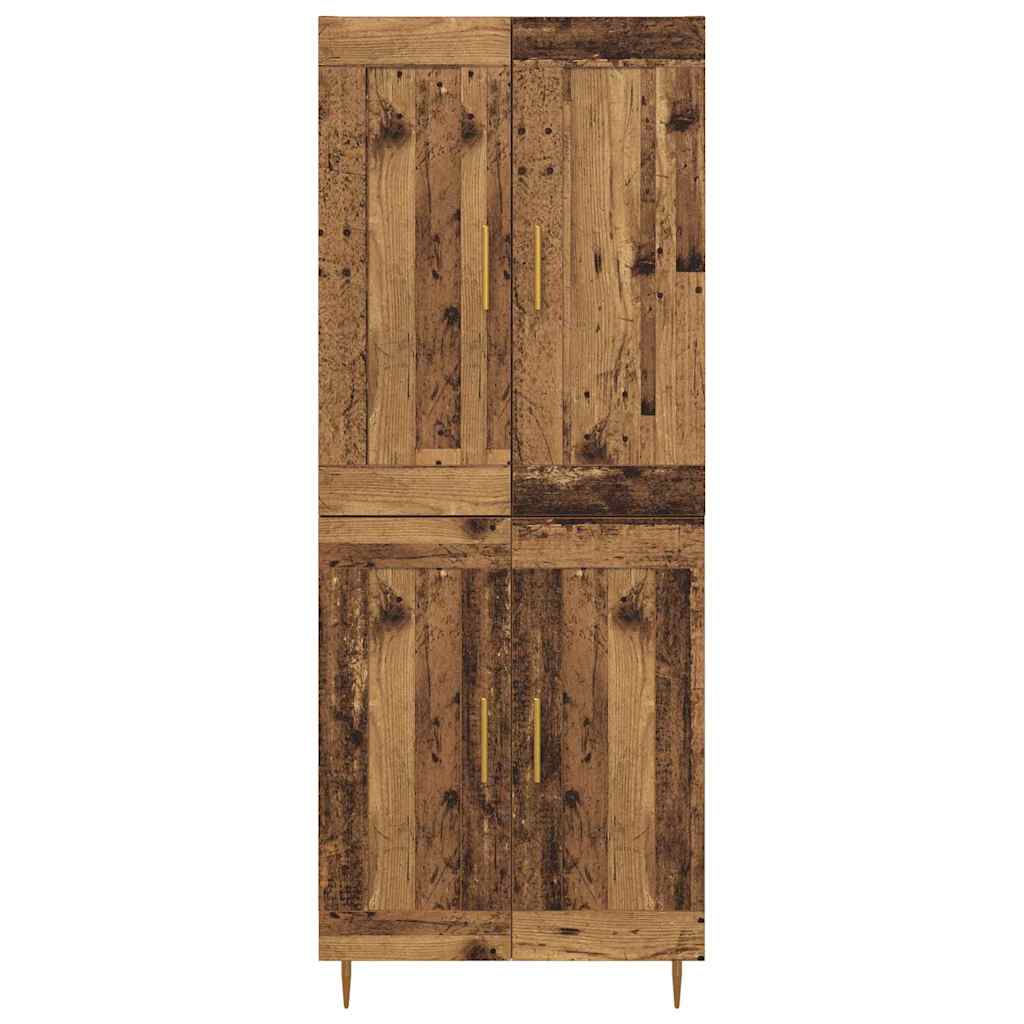 Highboard Gammelt træ 69,5 x 34 x 180 cm Konstrueret træ