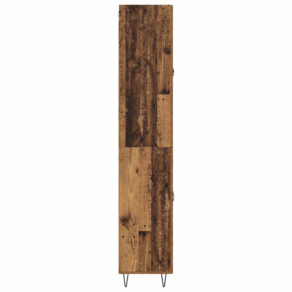 Highboard Gammelt træ 69,5 x 34 x 180 cm Konstrueret træ