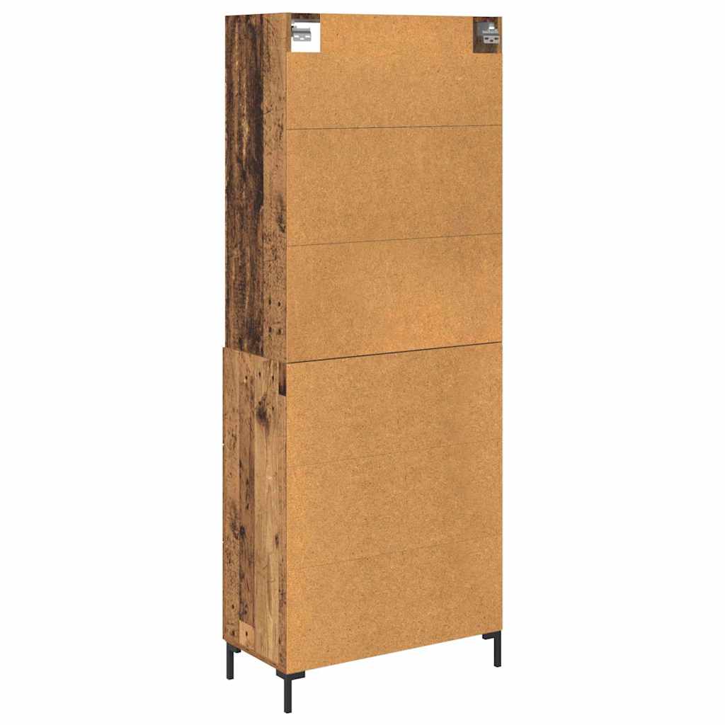 Highboard Gammelt træ 69,5 x 34 x 180 cm Konstrueret træ