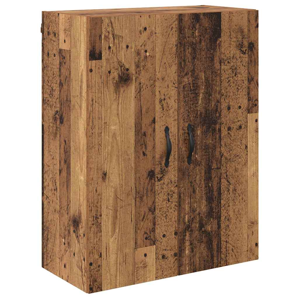 Highboard 2 stk. Gammelt træ 69,5 x 34 x 180 cm Konstrueret træ